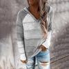 2026 Autumn Winter Women's Hooded Knit Sweater, Oversized Drop Shoulder Casual Pullover with Soft Yarn, Urban Street Style Top for Lounge Wear