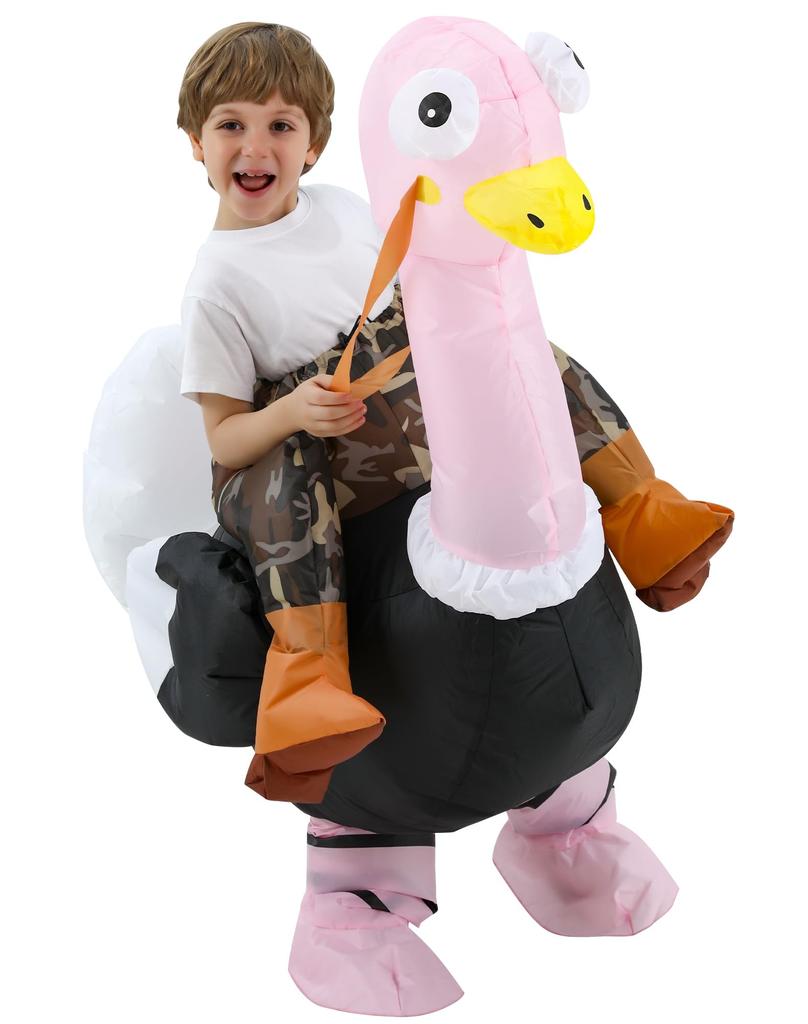 JOYBRO Inflatable Ostrich Costume for Little Funny Ostrich Costume for Boys and Ages and Perfect for Theme and Birthday One Size Fits Most Kids,
