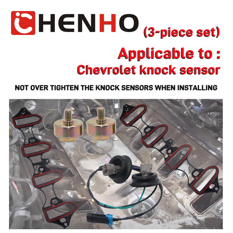 Knock Sensor Wire Harness Kit With Intake Manifold Gasket Kit For Chevrolet LS1 LQ9 LS6 4.8L 5.3L 5.7L 6.0L 12589867 12601822