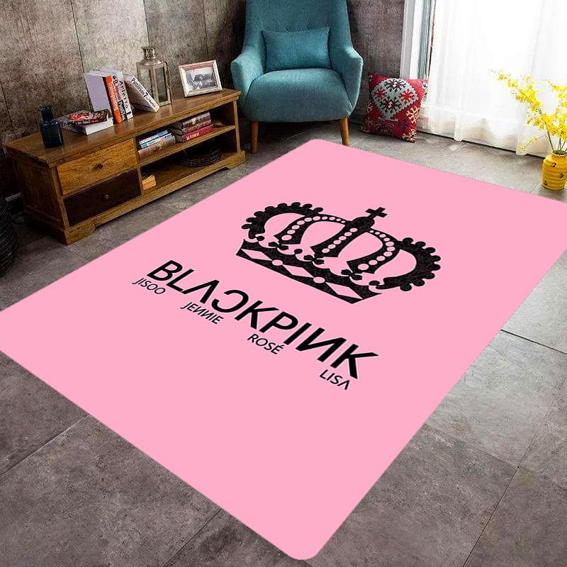 Black Pink Domination carpet Suitable for all seasons floor mats Fashion Office chair cushion Art