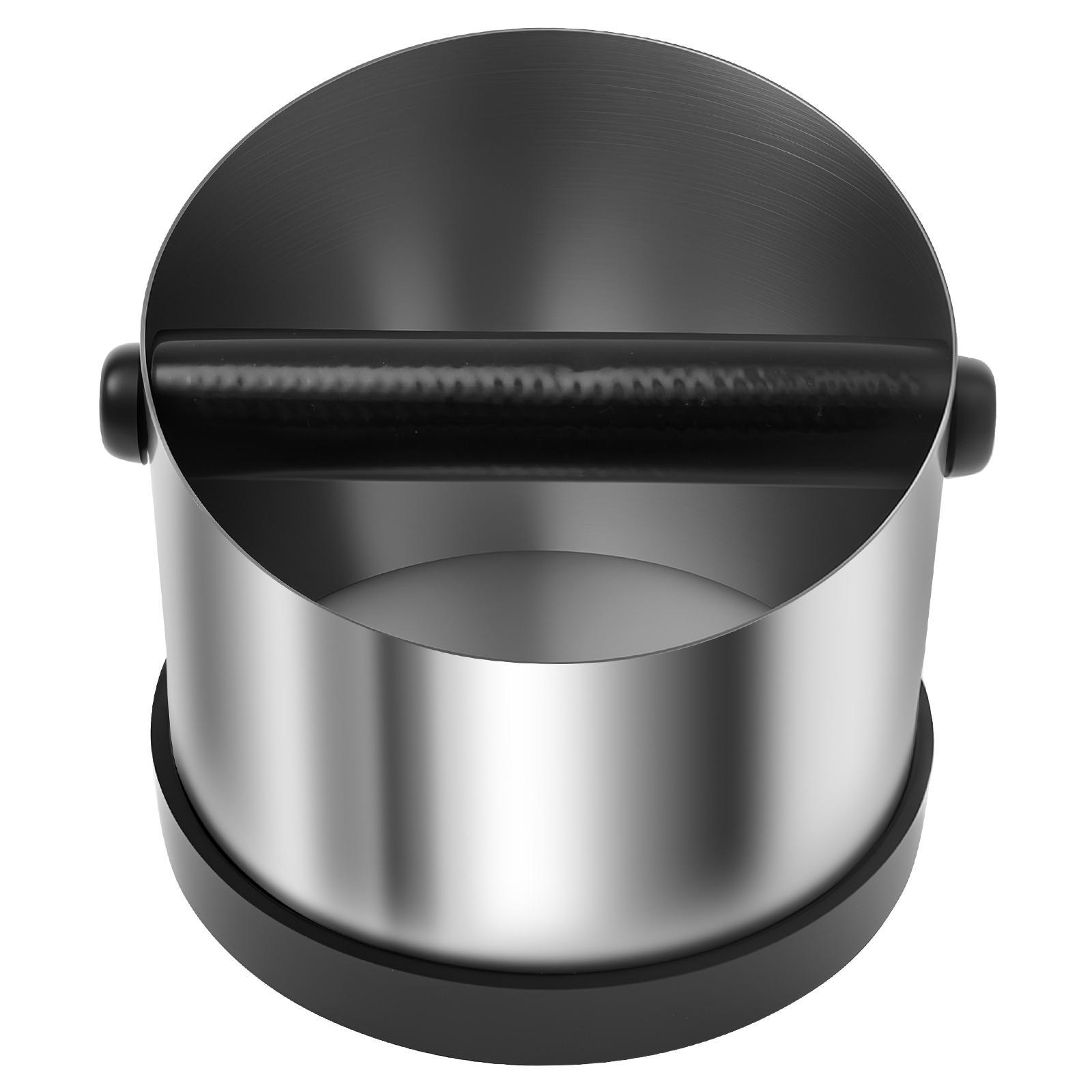 

Knock Box with Knock Bar for Cafe Stainless Steel Box Espresso Coffee Container Fit Most Espresso Machines for Home Restaurant