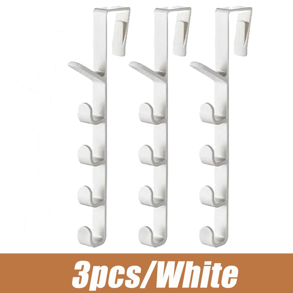 1/2/3pcs Door Hanger Clothes Rack For Hanging Door Organizer Caps Hooks Purse Holder Home Storage For Bedroom Hooks Bags Rails