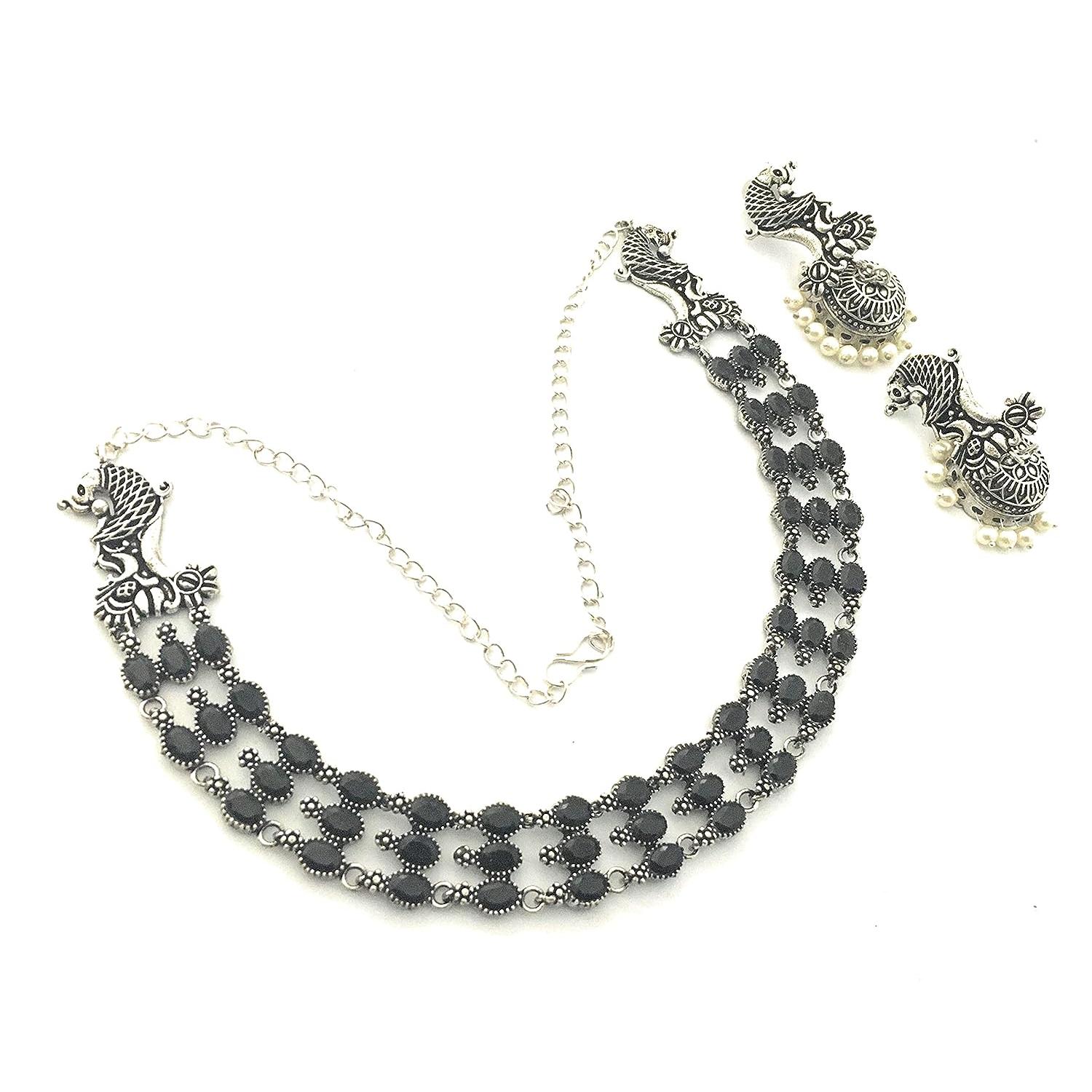 Ожерелье из окисленного ювелирного изделия в виде павлина из немецкого серебра с 3 — фото 3