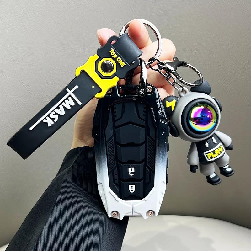 bsqrw5 Car Remote Key Case Cover for Toyota GR RAV4 Crown Hilux Fortuner Corolla SE 2023 Camry Yaris Land Cruiser Prado Venza Accessory