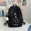 School bag student small backpack new girl travel light solid color popular small school bag high school student backpack