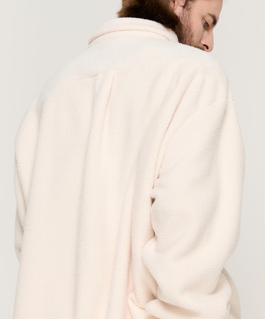 CARGOBROS Teddy Over Fleece Shirt (Ivory)