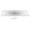 40cm Dressing Table Shelf Space Aluminum Wall Mounted Bathroom Rack Home Storage Shelf