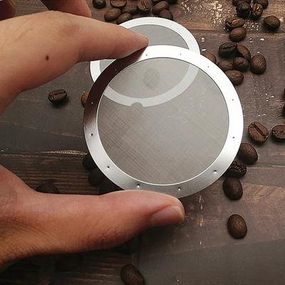 Aeropress için Metal Filtre Ultra İnce Paslanmaz Çelik Kahve Filtresi Pro Yeniden Kullanılabilir