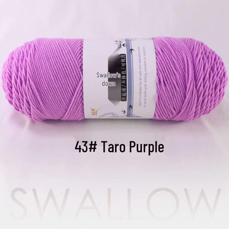 4 Liang Five-Strand Yarn: Cotton-Wool Medium-Thick Knitting Yarn for DIY Scarves and Shawls