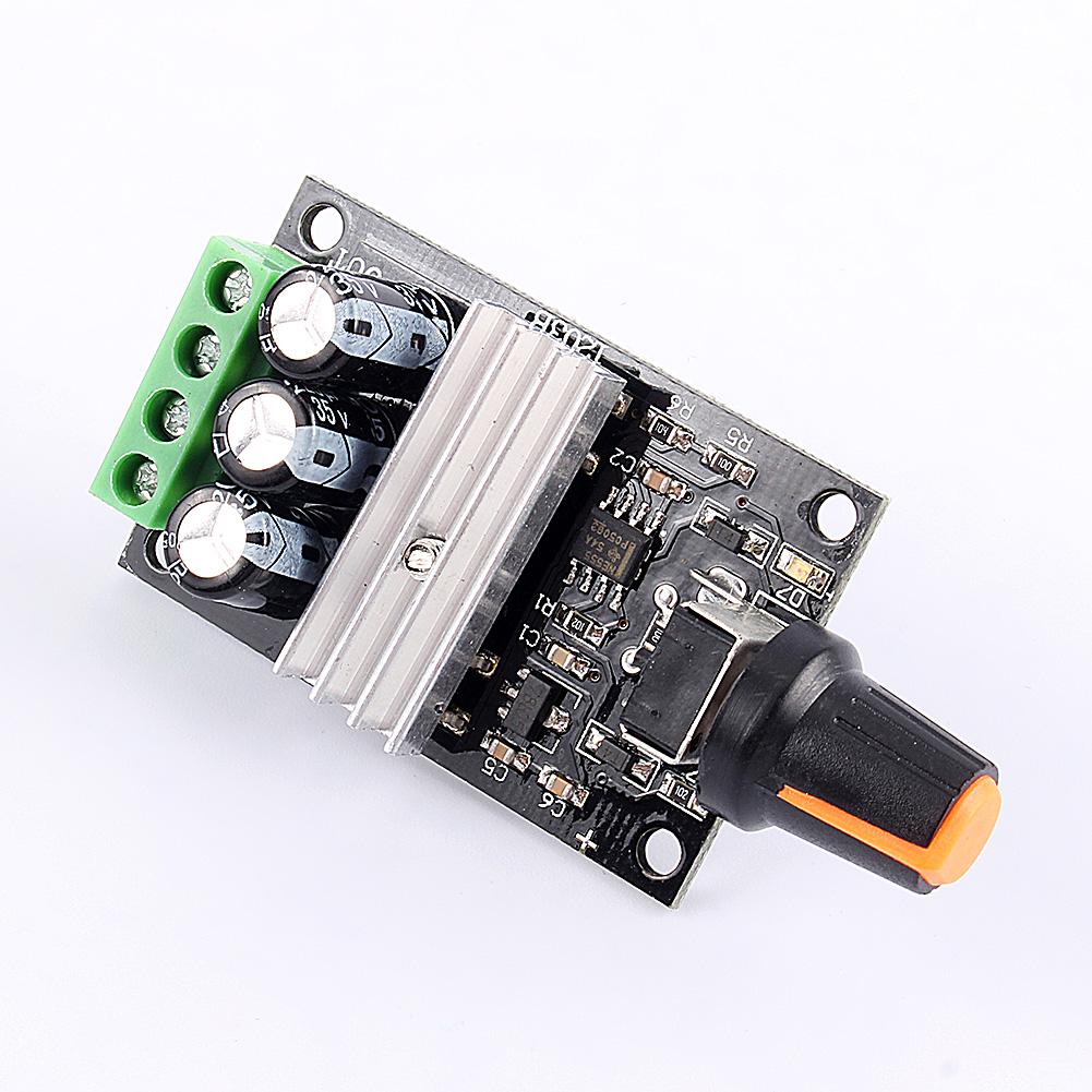 DC6 28V 3A Variable Motor Speed PWM Adjustable Regulator Controller Switch+Knob