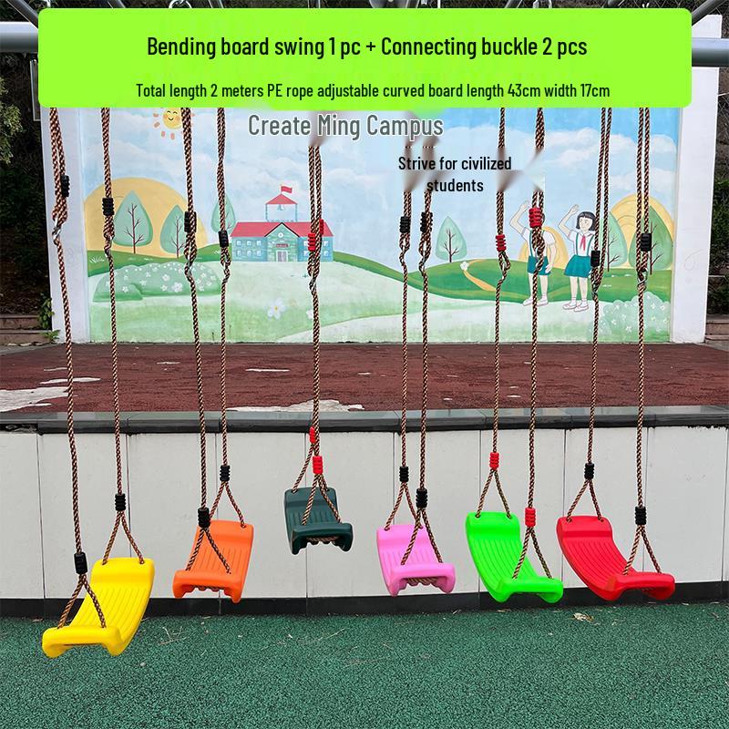 Children's Indoor/Outdoor Climbing and Swing Training Set with Rope Ladder