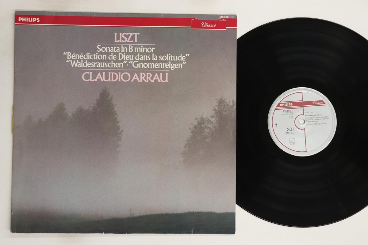

LP Record CLAUDIO ARRAU - Liszt Sonata In B Minor / Benedicti 4166881 PHILIPS Netherland Classical Used