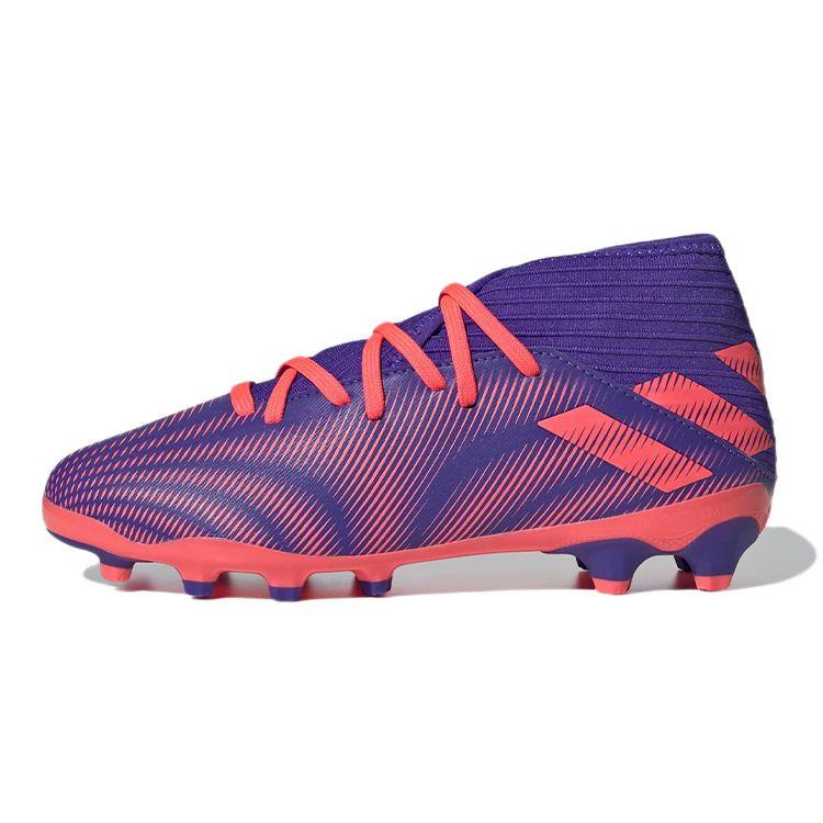 Adidas Nemeziz 3 Multi-Ground J Comfortable Non-Slip Durable Low-Top Kids Soccer Shoes Kids Soccer Shoes Blue EH0579