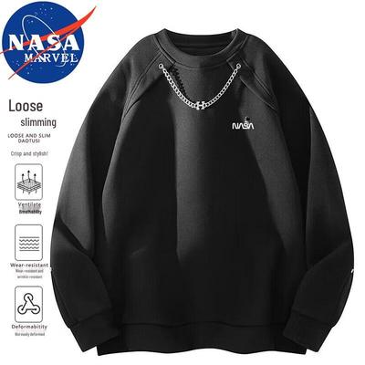 NASA MARVEL Loose Fit Crew Neck Sweatshirt