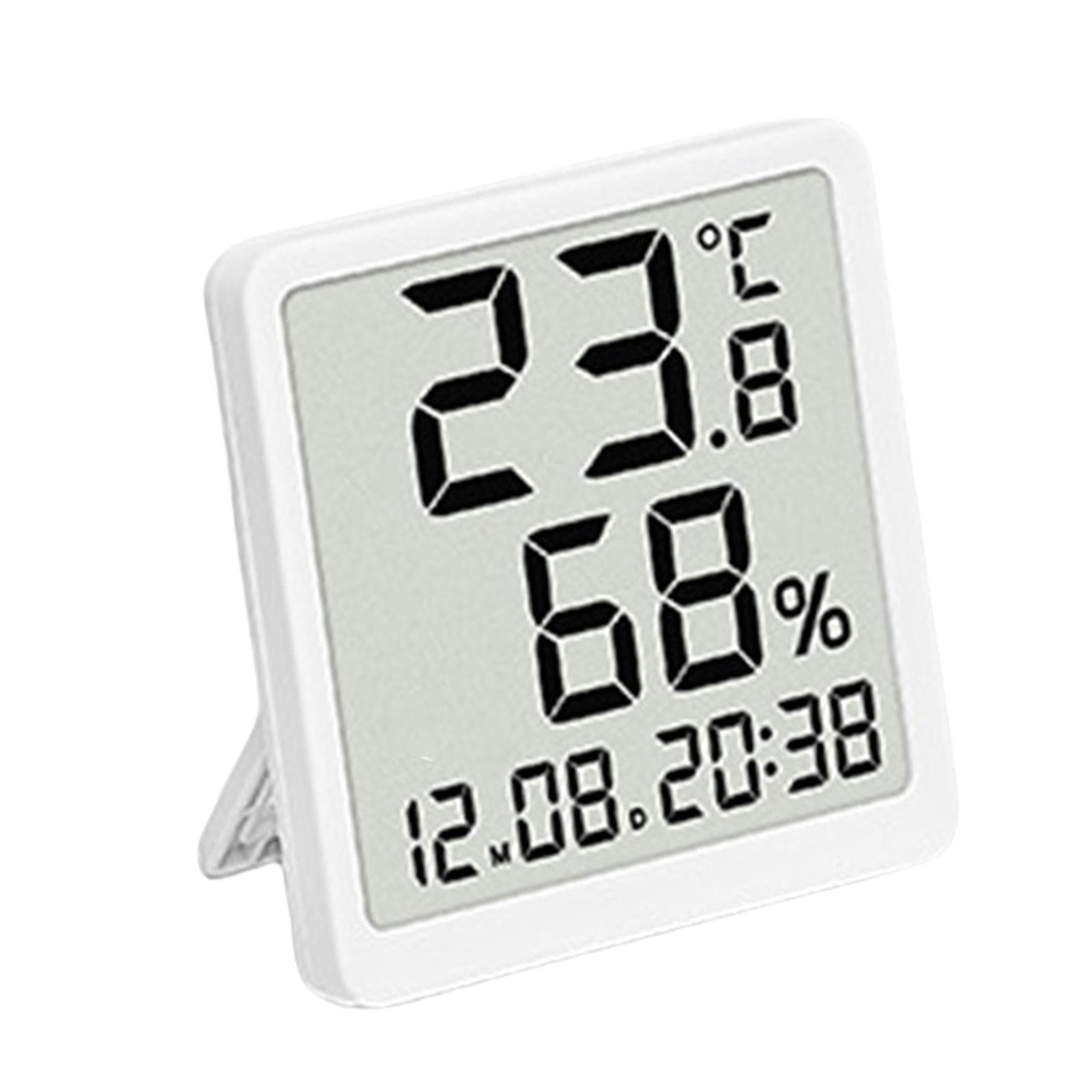 

Room Temperature and Humidity Meter Digital Thermograph for Living Room or Kitchen with Comfort Display білий