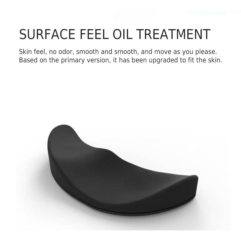 

Силиконовая поддержка запястья коврик для мыши эргономичная подставка для запястья для настольного компьютера чёрный