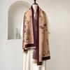 Versatile Elegant Vintage Chinese Style Warm Scarf For Women Winter