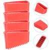 4 Pcs Non Slip Foot Pad For Rubber Cover Scaffolding Parts Construction Tools Ladder Leg Caps Retractable Stairs Pads