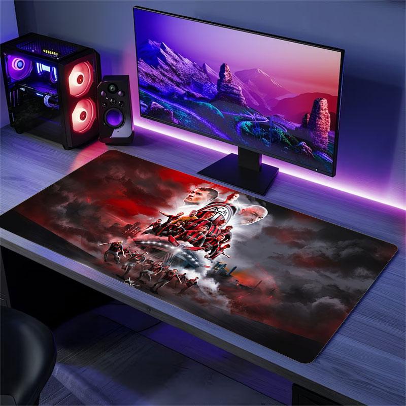 ACM Large Gaming Table Cushion Non-slip Laptop Tablet Big Mousepad XXL Mat Mini PC Playmat With Lock edge