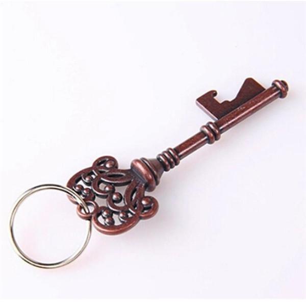 Vintage Key Shaped Bottle Opener - Creative Multitool, Cool Keychain Accessory for Men & Women