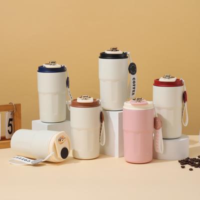 316 Stainless Steel Thermos Cup Intelligent Temperature Display Coffee Cup Rope Car Portable Cup