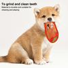 Hamburger Dog Chew Toy with Squeaker Pizza Hot Dog Popcorn Sausage Teething Cleaning Toy Interactive Toy for Small Medium Large