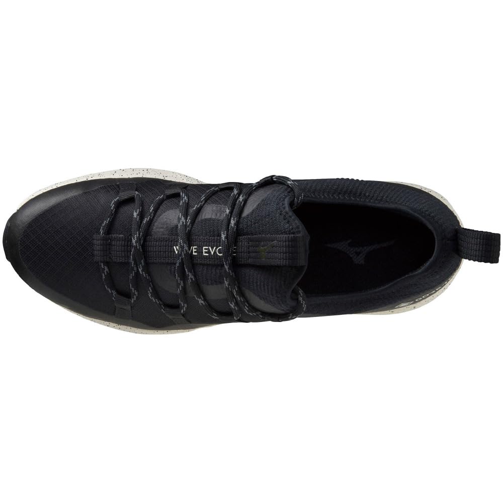 Mizuno Wave Evoke GTX Waterproof Walking Size 3E Gore-Tex Shoes, Black, 25.0 cm,
