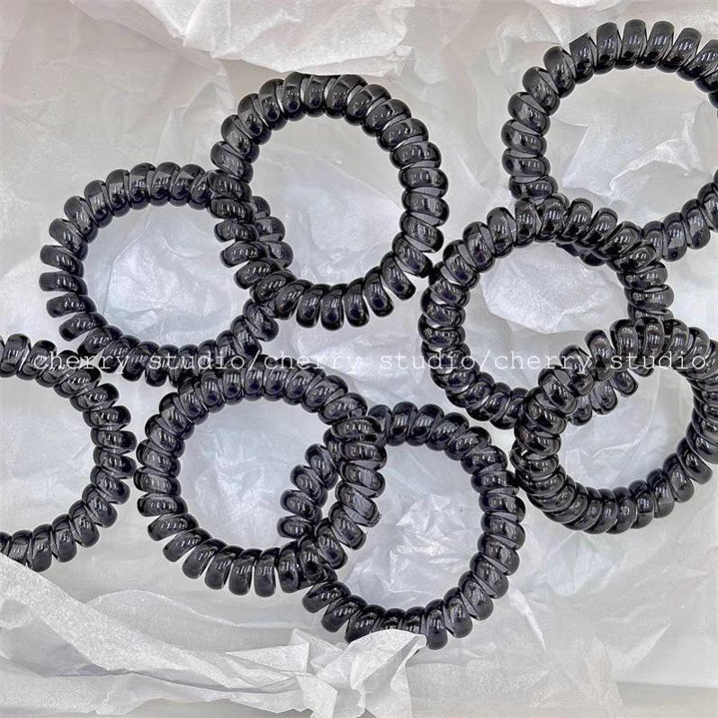 

Прозрачное черное кольцо для волос Ice-Clear: Повязка на голову и браслет для холодной погоды