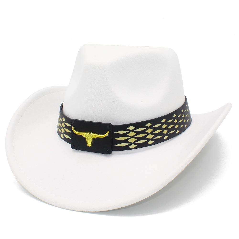 Classic Western Style Cowboy Hat Hard Styling Hat Can Be Worn In All Seasons Outdoor Cycling Travel Visor Versatile Top Hat