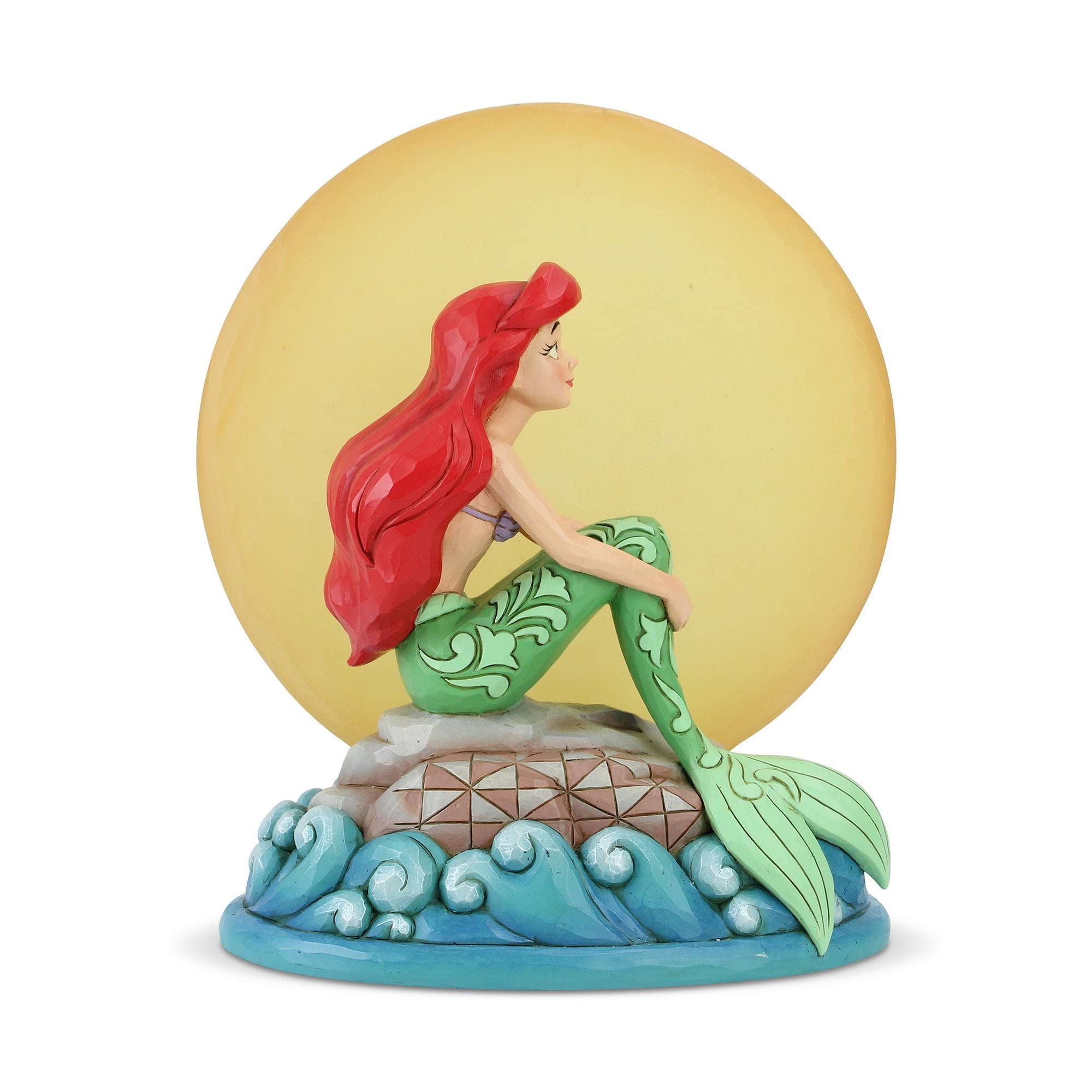 

enesco Ariel Moonlight Figurine, W16.5 x H19 x D9.4cm, Disney Traditions, 6005954
