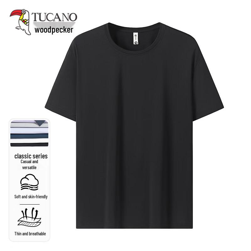 TUCANO Men s Ice Silk Quick-Dry Casual Short-Sleeve T-Shirt XL