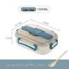 Uto Divided Compartment PP Lunch Box Set