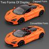 1:32 Scale 720S Senna Car Model Toy Metal Die-cast Rubber Tires Exquisite Interior Supercar Models Pull Back Children's Toys