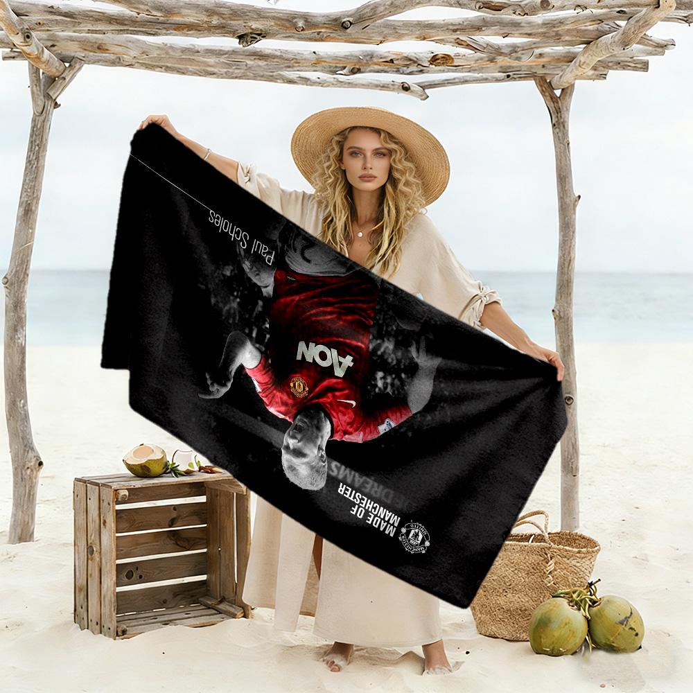 Football Player Jersey Beach Towel Super Soft Microfiber Quickdry Fabric Comfortable Lightweight