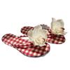 2025 summer new bohemian vacation style flower slippers women's leisure beach women's flip-flops women