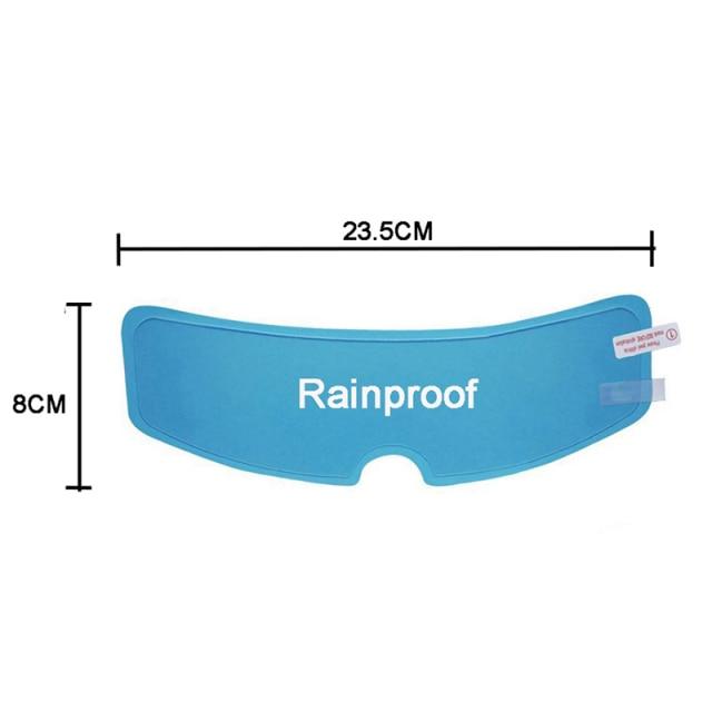 Motorcycle Helmet Clear Rainproof and Anti-fog Film Safety Driving Durable Nano Coating Sticker Film Helmet Accessories