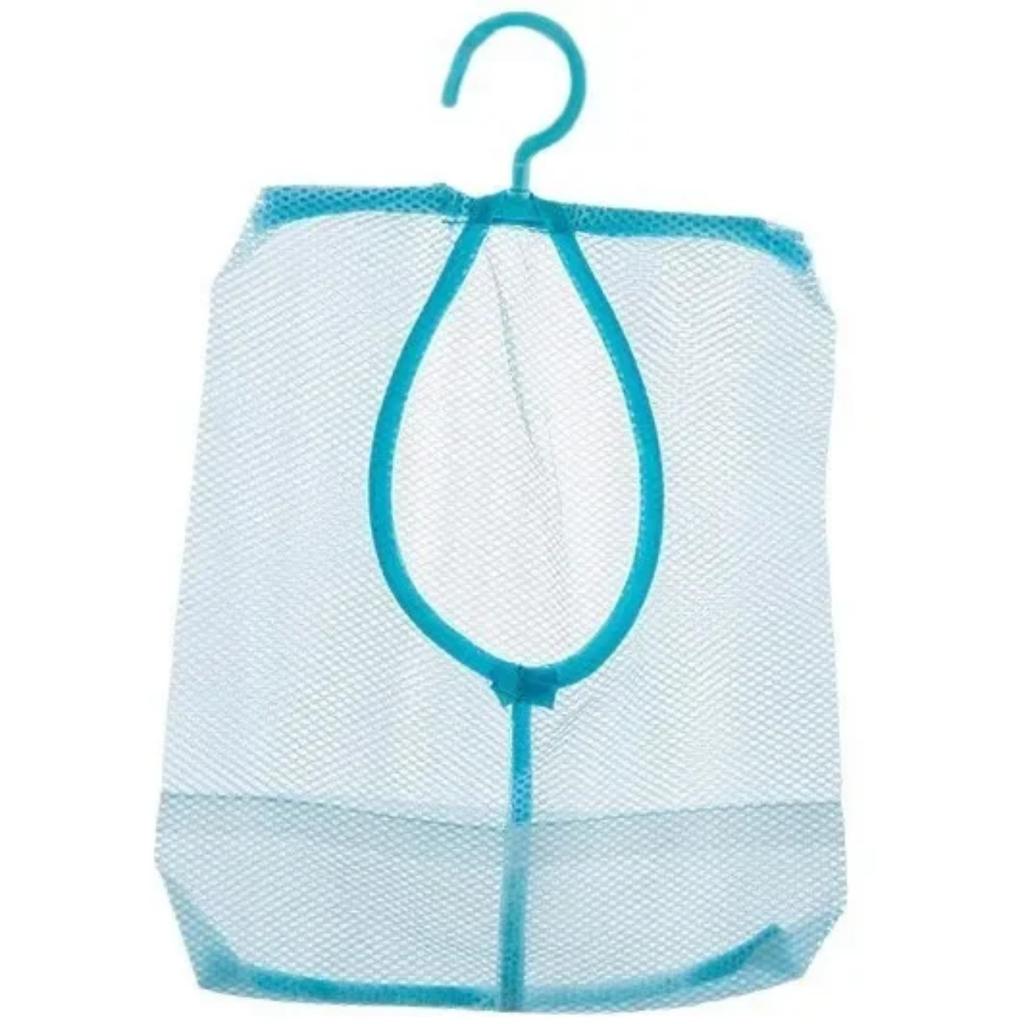 Multiuse Hanging Storage Bags Clothespin Mesh Bag Organizer with Hook for Bath Swimming Kids Toys Storage Baskets