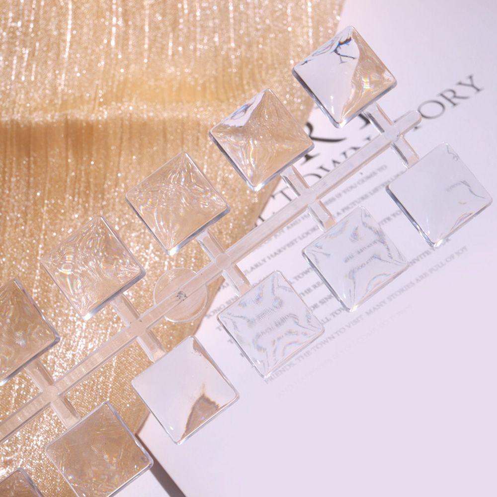 Acrylic Heart Shape Color Showing Shelf Nail Tools Clear Nail Color Card Nail Color Display