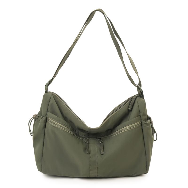 

Large Capacity Crossbody Bag Nylon Bag Women s Shoulder Bag зелений