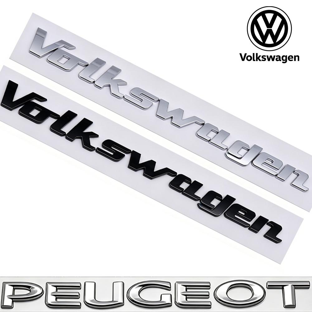 1Pcs 3D Volkswagen Emblem Sports Style Car Trunk Badge Sticker Accessories For VW Golf Tiguan T-Roc Polo Passat ID.4 T-Cross MK7LP10