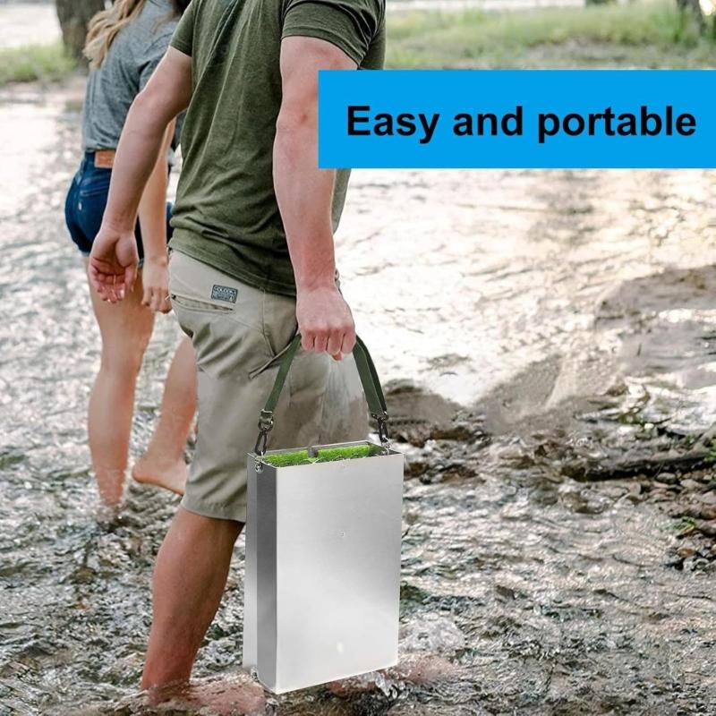 High Efficiency Gold Panning Tool Set Water Flows Powered Easy Assembly For Camping Enthusiasts Experts New Users Alike