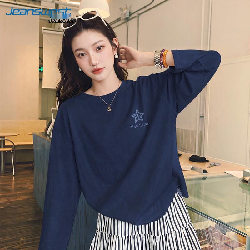 Jeanswest Women's Pure Cotton Long-Sleeve T-Shirt