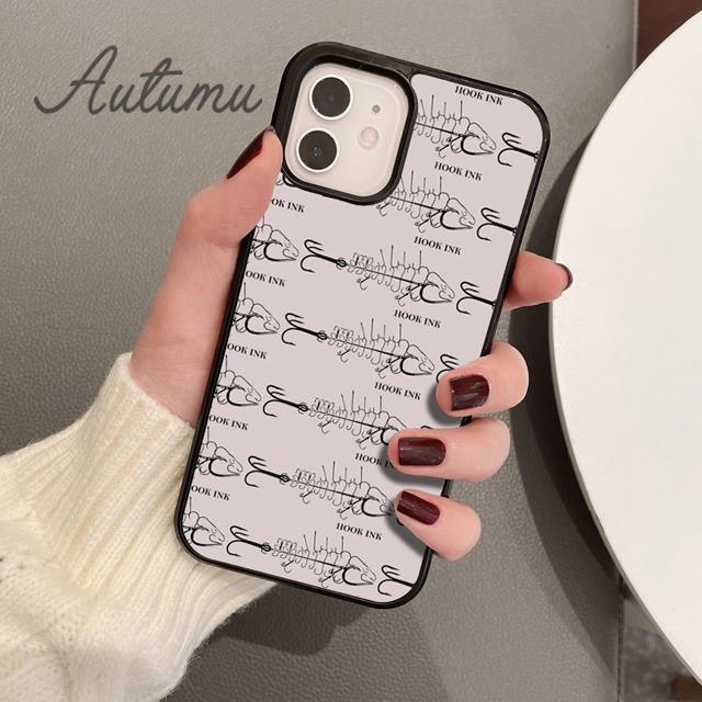 Fish Hook Fishing Phone Case for iPhone 17 Air 15 16 16e 11 12 13 14 Pro Max Plus Cover coque Fundas Shell