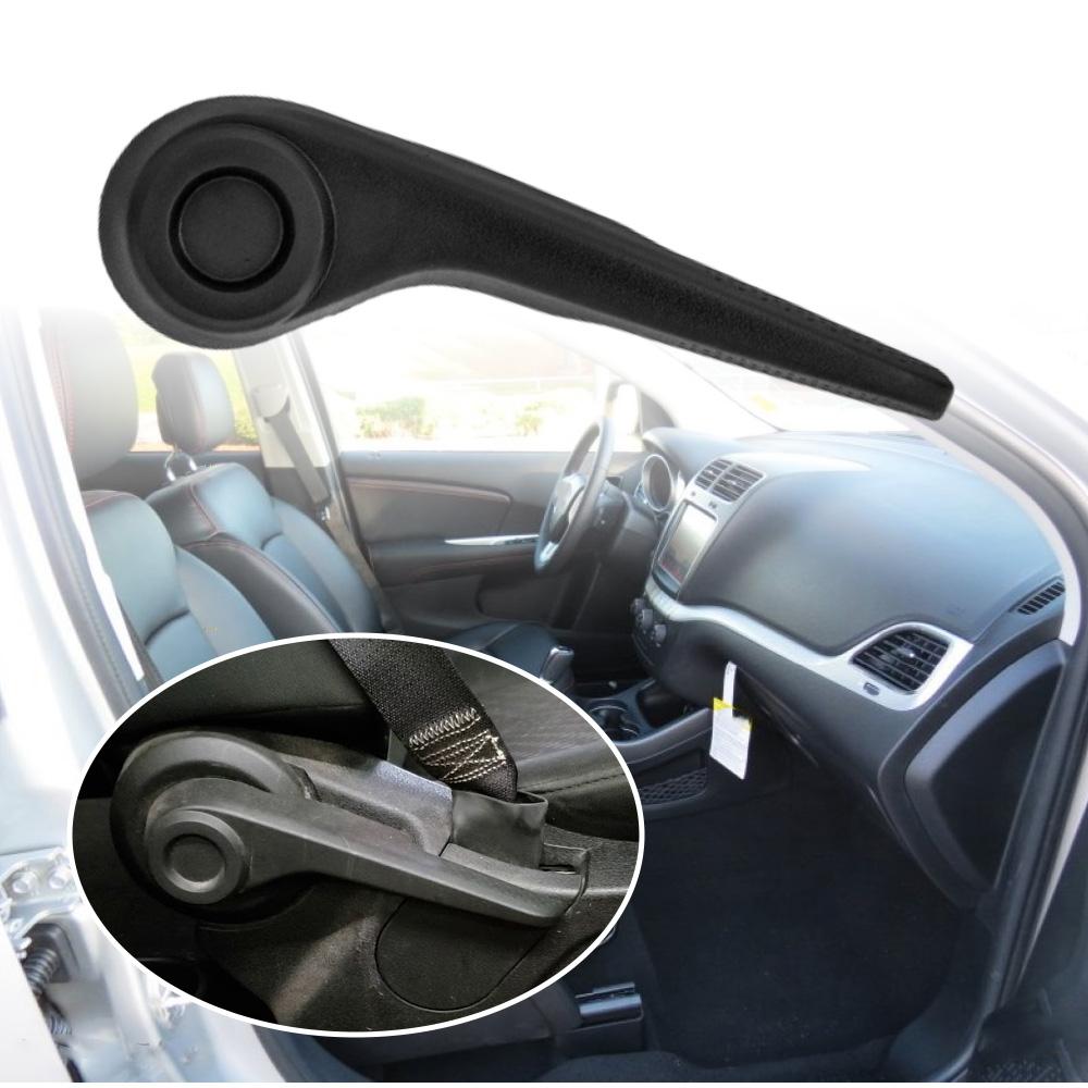 1pc/2pcs Car Front Left/ Right Manual Seat Recliner Handle 1RW10DX9AA Black ABS for Dodge Journey without Power Seat 2011-2018 Right Passenger
