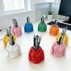 3D Printed Hoodie Pen Holder, Makeup Brush Organizer for Desk, Creative Sweatshirt Shape Pencil Storage Container, School Office Supplies