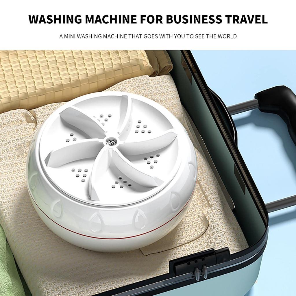 Portable Mini Washing Machine for Underwear Compact Travel Laundry Device Small Electric Washer for Socks Bras and Delicates with USB Charging