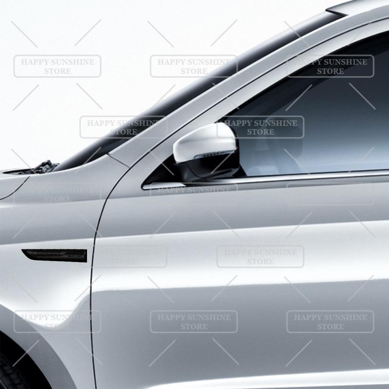 WZQD9 3D Metal For SKODA Sport Line Lettering Side Wing Emblem Car Sticker Body Decoration Kodiaq Karoq Superb Octavia Yeti Rapid 4x4