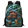 15-Inch Fantastic Four Thing Print Backpacks Large Capacity Backpack For Teenagers School Backpack For Boys&Girls