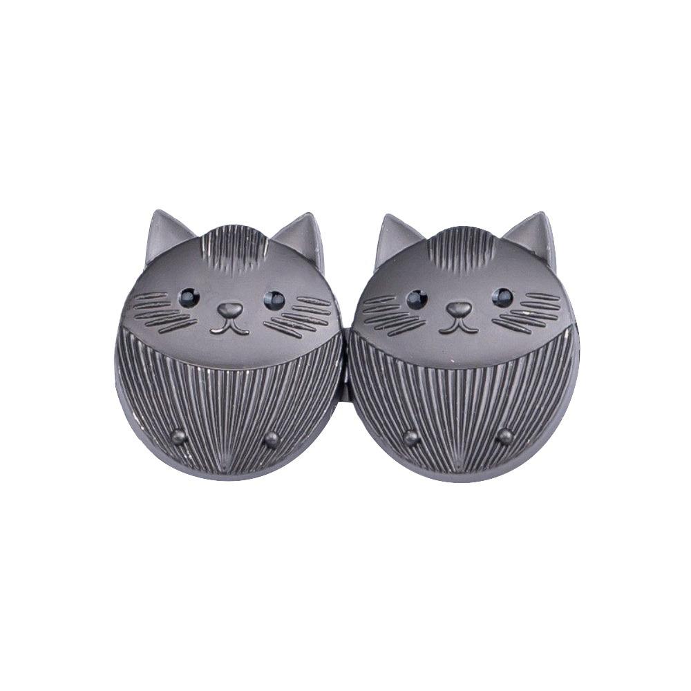 New Cartoon Cat Jeans Buttons Fixed Waist Tightening Tool Waist Buckle Adjustable Pants Pins Scarf Fastening