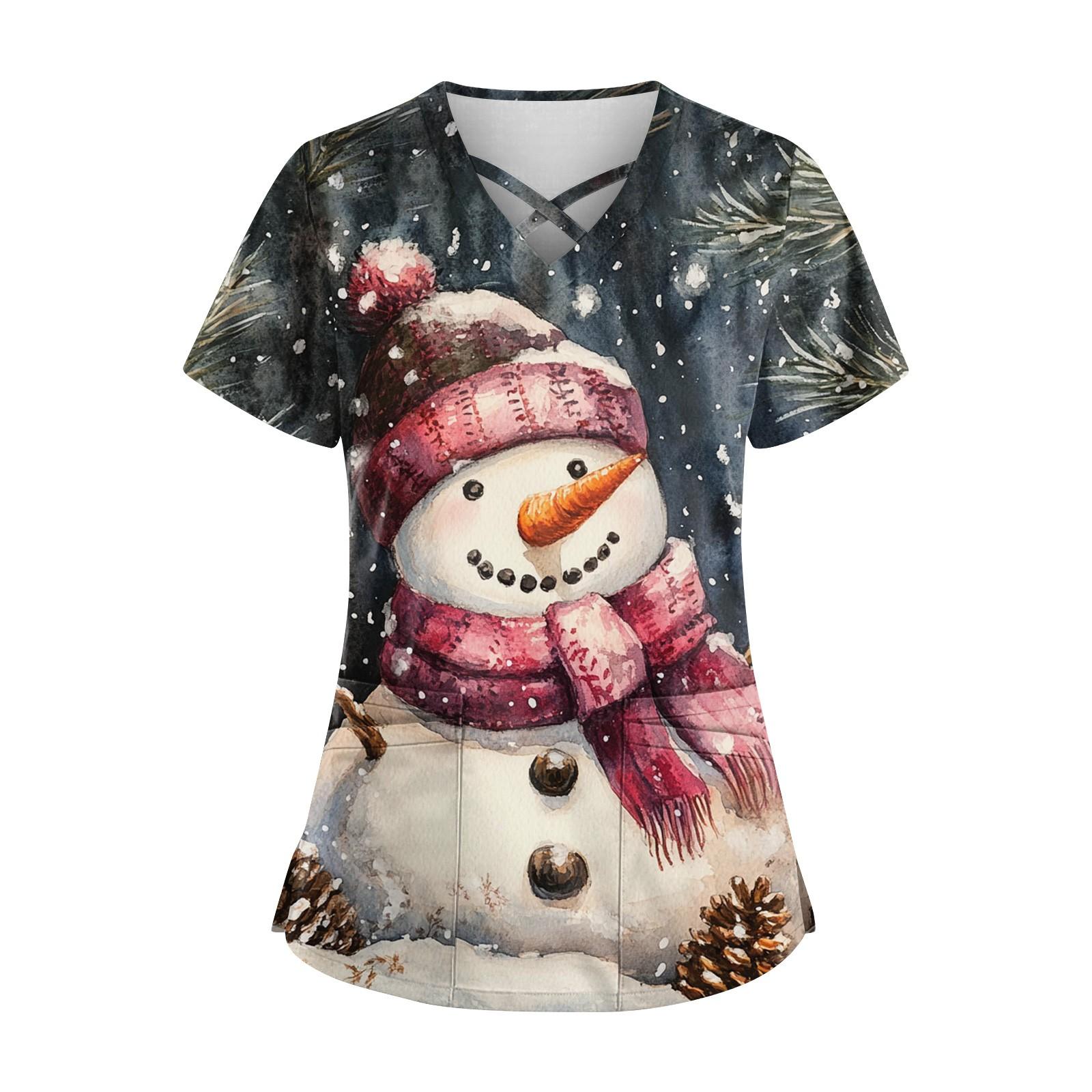 

Женская модная рабочая одежда с v-образным вырезом, короткими рукавами, завязками и карманами, топы соответствующего цвета и защитная одежда S чёрный